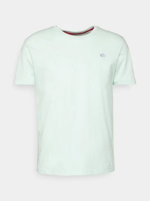 T-shirt z nadrukiem Alpha Industries jasnozielony