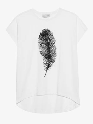 T-shirt z nadrukiem Anna Field biały