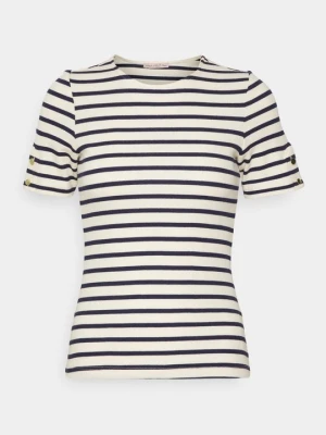 T-shirt z nadrukiem Anna Field granatowy