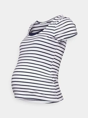 T-shirt z nadrukiem Anna Field biały