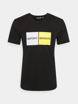 T-shirt z nadrukiem Antony Morato czarny