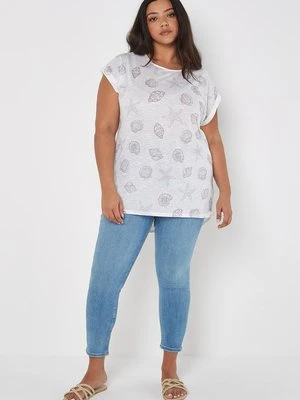 T-shirt z nadrukiem Apricot