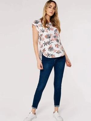 T-shirt z nadrukiem Apricot