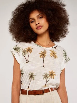 T-shirt z nadrukiem Apricot