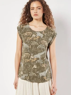 T-shirt z nadrukiem Apricot