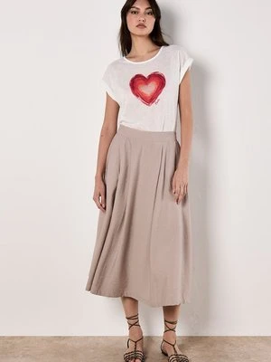 T-shirt z nadrukiem Apricot