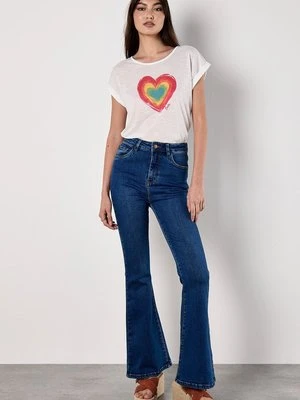 T-shirt z nadrukiem Apricot
