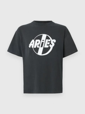 T-shirt z nadrukiem Aries czarny