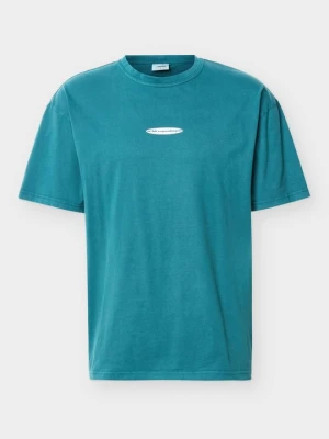 T-shirt z nadrukiem ARKK Copenhagen ciemnozielony