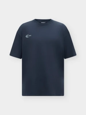 T-shirt z nadrukiem ARKK Copenhagen granatowy