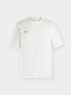 T-shirt z nadrukiem ARKK Copenhagen mleczny