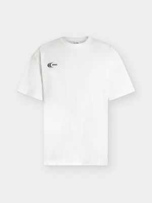 T-shirt z nadrukiem ARKK Copenhagen mleczny