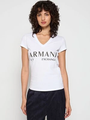 T-shirt z nadrukiem Armani Exchange