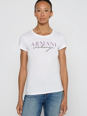 T-shirt z nadrukiem Armani Exchange