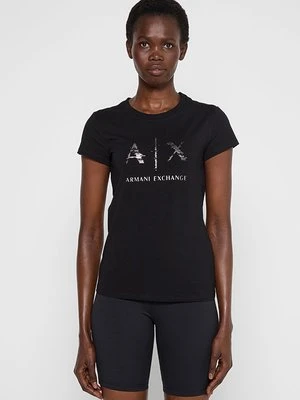 T-shirt z nadrukiem Armani Exchange