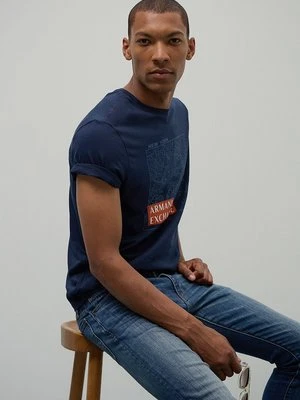 T-shirt z nadrukiem Armani Exchange