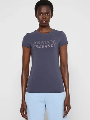 T-shirt z nadrukiem Armani Exchange
