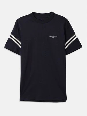 Zdjęcie produktu T-shirt z nadrukiem Armani Exchange granatowy