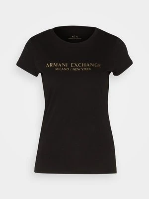 Zdjęcie produktu T-shirt z nadrukiem Armani Exchange czarny