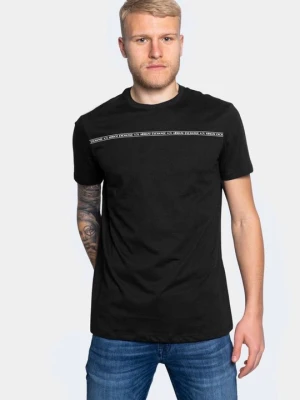 T-shirt z nadrukiem Armani Exchange czarny