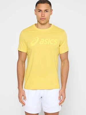 T-shirt z nadrukiem Asics czarny