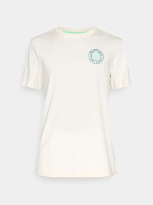 T-shirt z nadrukiem Asics beżowy