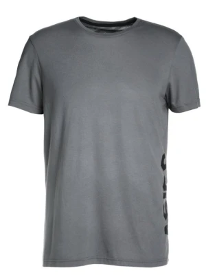T-shirt z nadrukiem Asics szary