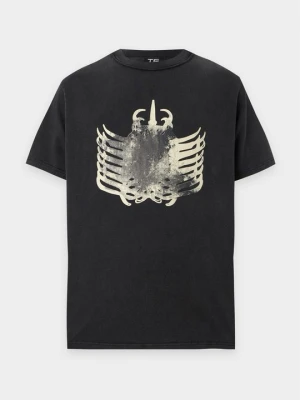 T-shirt z nadrukiem Atelier De Roupa czarny