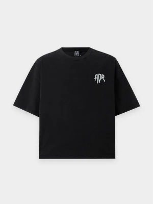T-shirt z nadrukiem Atelier De Roupa czarny