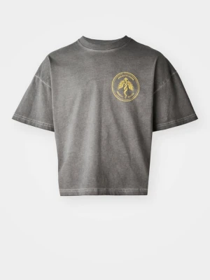 T-shirt z nadrukiem Atelier De Roupa szary