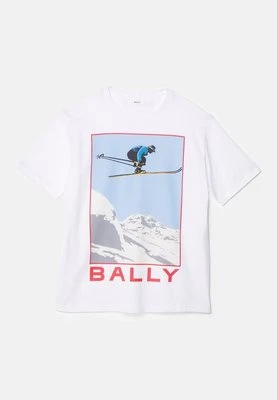 T-shirt z nadrukiem Bally