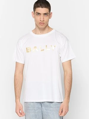 T-shirt z nadrukiem Bally