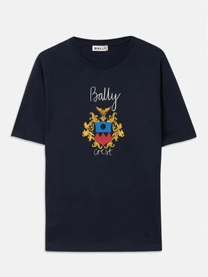 T-shirt z nadrukiem Bally