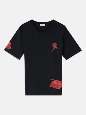 T-shirt z nadrukiem Bally