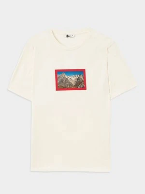 T-shirt z nadrukiem Bally
