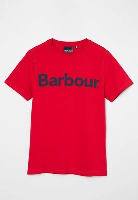 T-shirt z nadrukiem Barbour