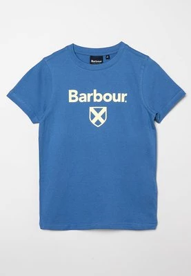 T-shirt z nadrukiem Barbour