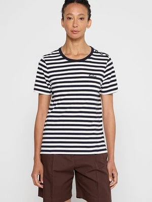 T-shirt z nadrukiem Barbour