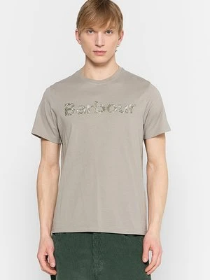 T-shirt z nadrukiem Barbour