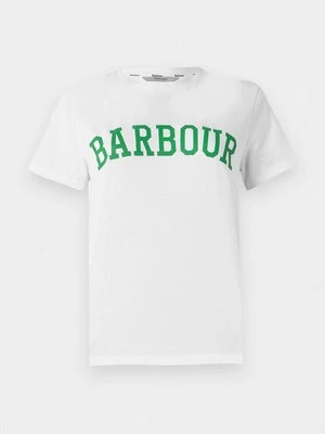 T-shirt z nadrukiem Barbour
