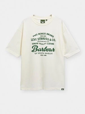 T-shirt z nadrukiem Barbour