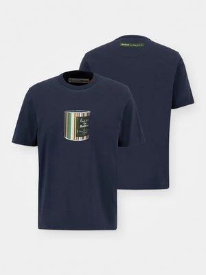 T-shirt z nadrukiem Barbour