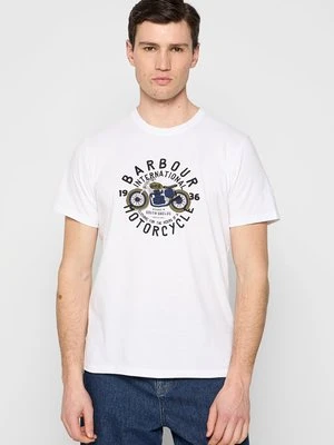 T-shirt z nadrukiem Barbour International