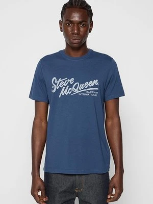 T-shirt z nadrukiem Barbour International