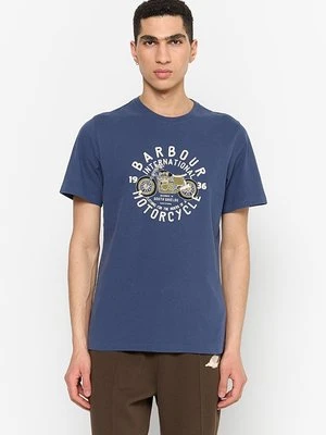 T-shirt z nadrukiem Barbour International