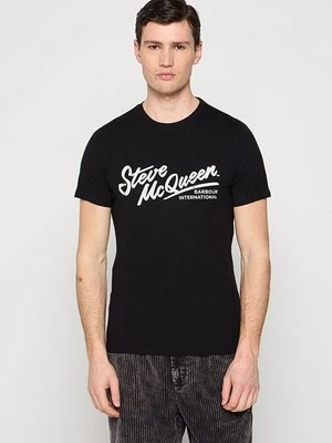 T-shirt z nadrukiem Barbour International