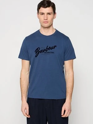 T-shirt z nadrukiem Barbour International