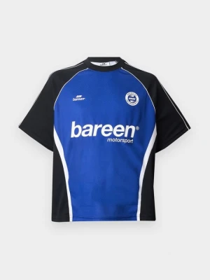 T-shirt z nadrukiem Bareen niebieski