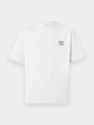 T-shirt z nadrukiem Bareen szary