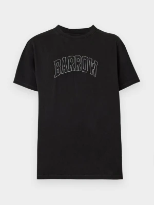 T-shirt z nadrukiem Barrow czarny